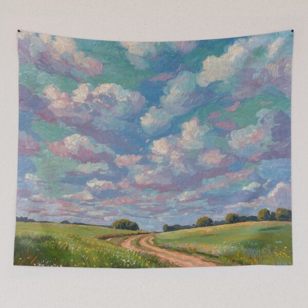 Item preview, Beautiful scenery in acrylic style designed and sold by Neranchara.