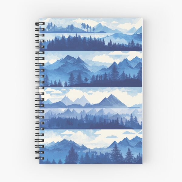 Item preview, Blue Mountains Pattern designed and sold by NicolasGlowArt.