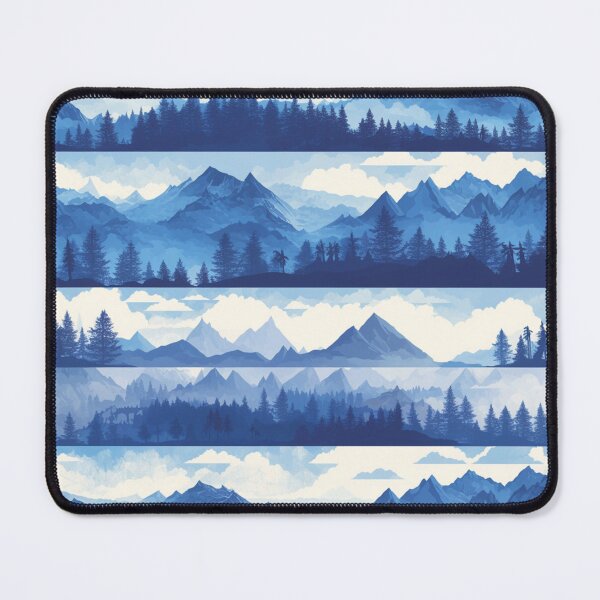 Item preview, Blue Mountains Pattern designed and sold by NicolasGlowArt.