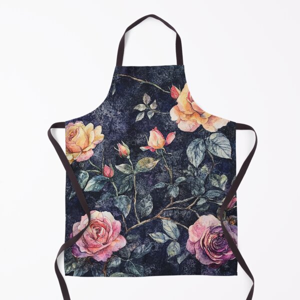 Item preview, Watercolor Roses Perfection Midnight Flowers designed and sold by GrinGalore.