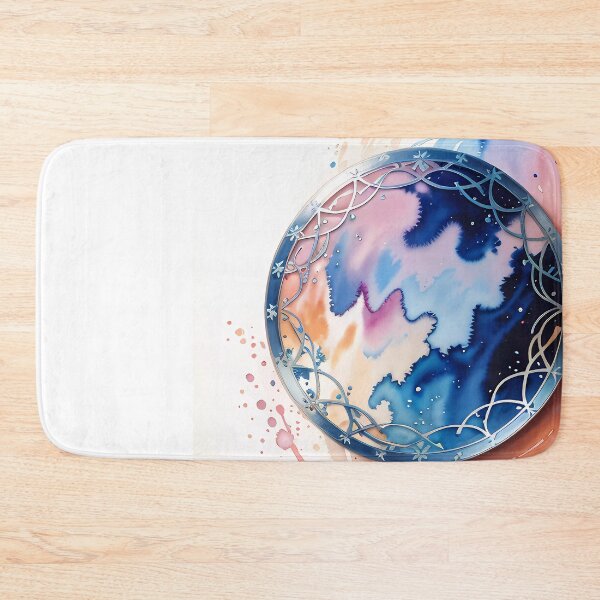 Item preview, Watercolor steel circle art designed and sold by NolineXpression.