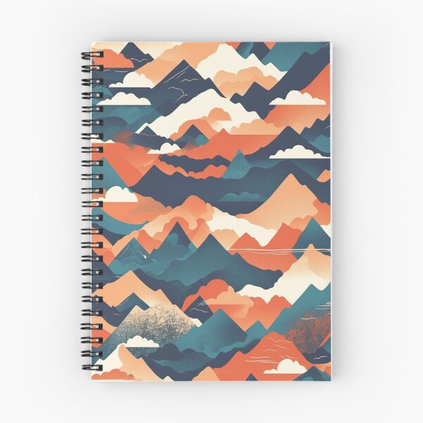 Item preview, Colorful Mountains Pattern designed and sold by NicolasGlowArt.