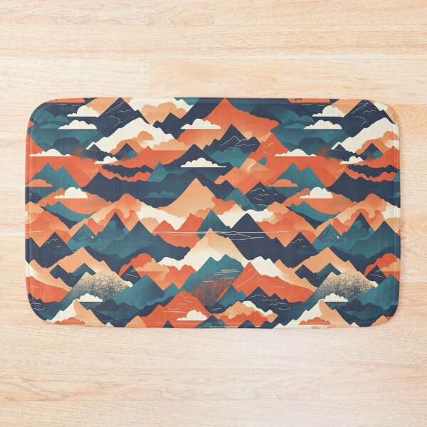 Item preview, Colorful Mountains Pattern designed and sold by NicolasGlowArt.
