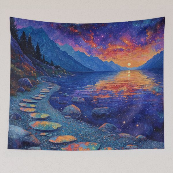 Item preview, Evening Lake 2  designed and sold by Dawn van Doorn.