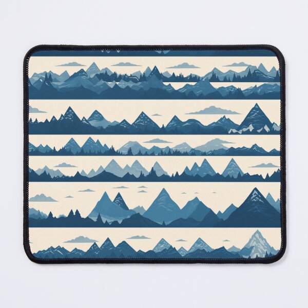 Item preview, Mountains Tile Pattern  designed and sold by NicolasGlowArt.