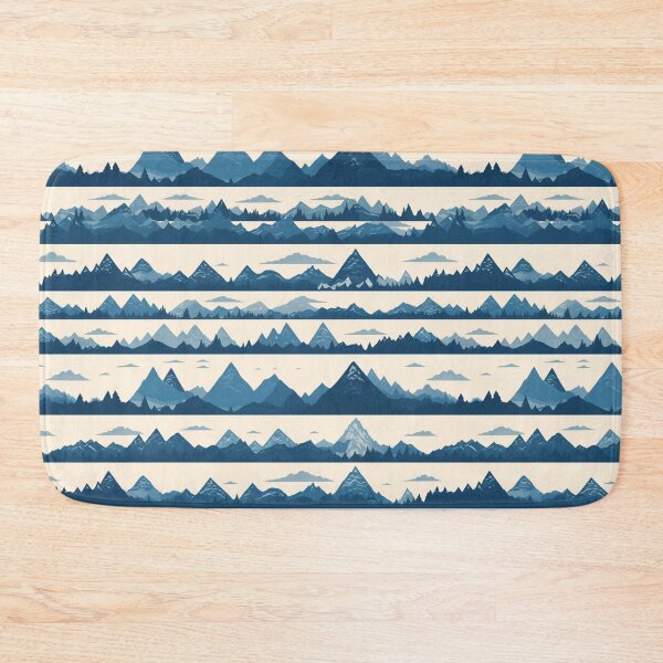 Item preview, Mountains Tile Pattern  designed and sold by NicolasGlowArt.