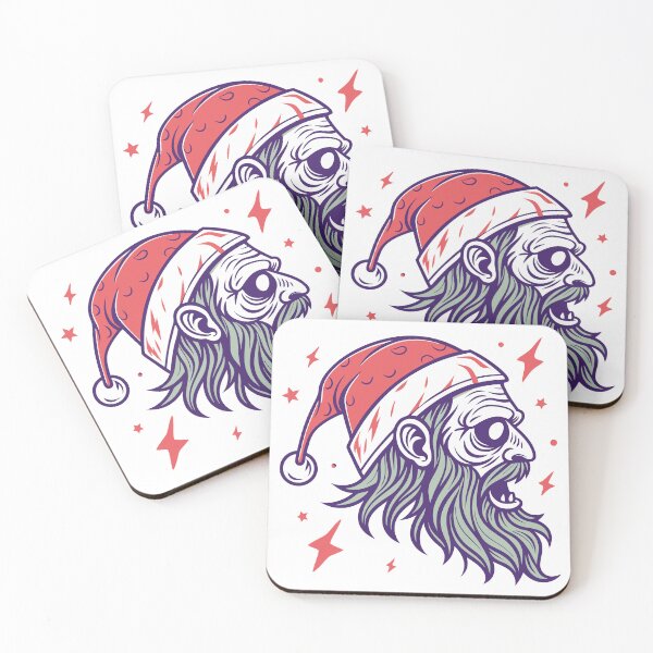 Item preview, Psychedelic Horror Santa - Creepy Claus with a Twisted Holiday Vibe designed and sold by Bleak Shirt.