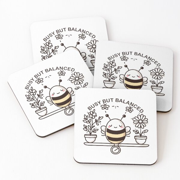 Item preview, Busy but Balanced Bee – Keep It Sweet and Steady designed and sold by TheJoyfulNest.