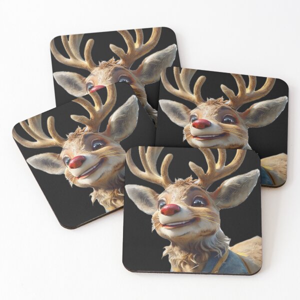 Item preview, Adorable Cute Rudolf Red Nose designed and sold by artenvironments.