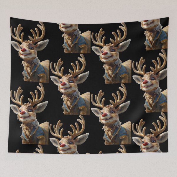 Item preview, Adorable Cute Rudolf Red Nose designed and sold by artenvironments.