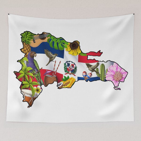 Item preview, Dominican Republic Map designed and sold by underheaven.