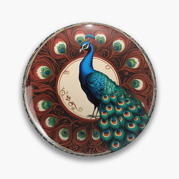 Item preview, Grace: The Vintage Peacock Stamp designed and sold by Vintagestamps.