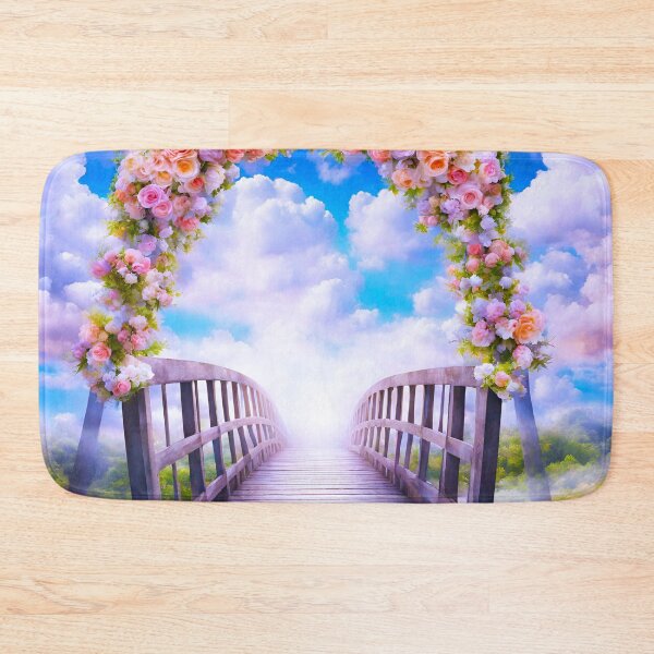 Item preview, Heavenly Bridge Amidst Floral Cloudscape 4 designed and sold by Tom-Johnson.