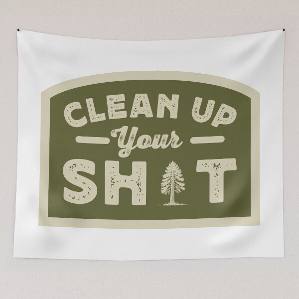 Item preview, CLEAN YOUR SHIT designed and sold by TonySpencer.