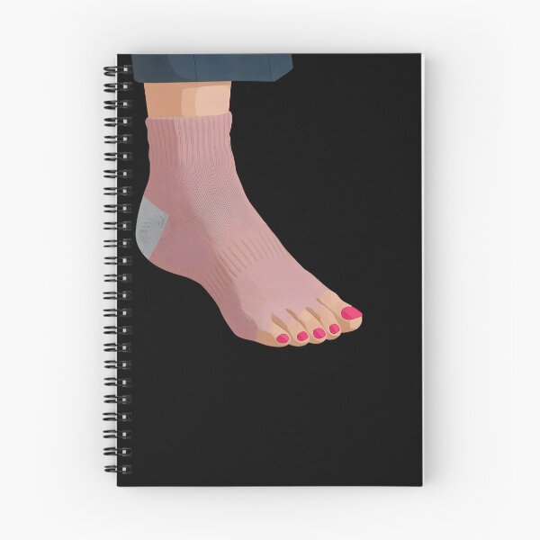 Item preview, Foot with pink nails designed and sold by NextDoorShoop.