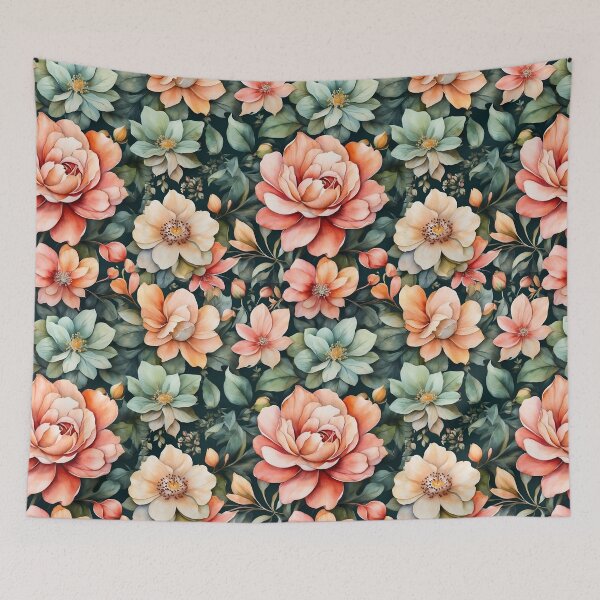Item preview, Watercolor Flowers designed and sold by Victoria Riabov.