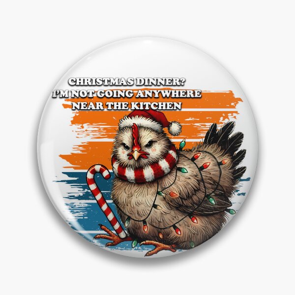 Item preview, Funny Grumpy Christmas Chicken Vintage  designed and sold by KelvinBlaze.