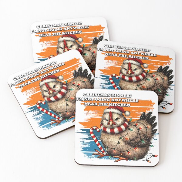 Item preview, Funny Grumpy Christmas Chicken Vintage  designed and sold by KelvinBlaze.