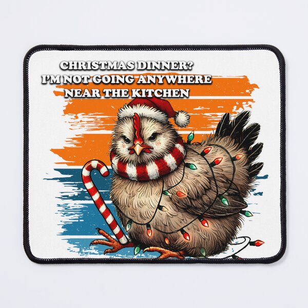 Item preview, Funny Grumpy Christmas Chicken Vintage  designed and sold by KelvinBlaze.