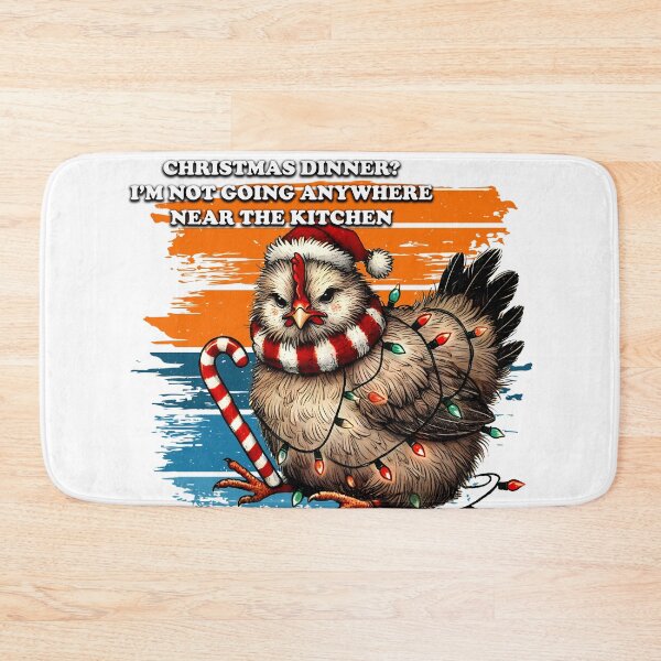 Item preview, Funny Grumpy Christmas Chicken Vintage  designed and sold by KelvinBlaze.