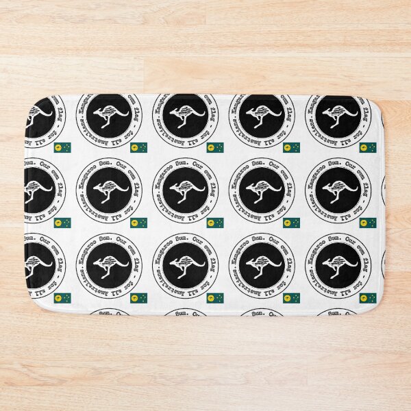 Item preview, Kangaroo Sun logo and mini flag. Our own flag, for all Australians. BW designed and sold by Kangaroo Sun.