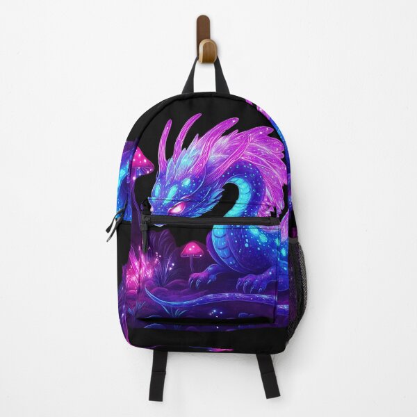 Item preview, Neon Dragon with Mushrooms designed and sold by ACastilloArt.