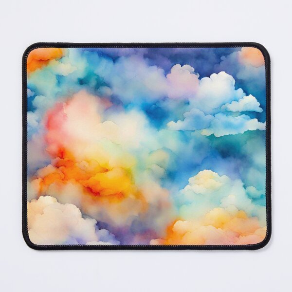 Item preview, Heavenly Cloudscape Watercolor 3 designed and sold by Tom-Johnson.