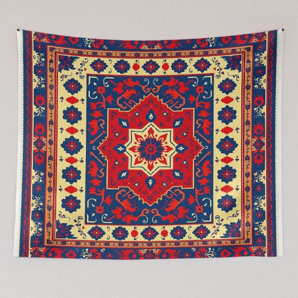 Artikelvorschau, Afghanistan-Teppichdruck aus dem 17. Jahrhundert entworfen und verkauft von svarupa.