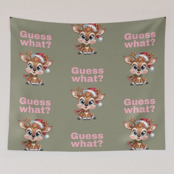 Item preview,    Cute Reindeer Winter Christams Happy Holidays designed and sold by KolorellaS.