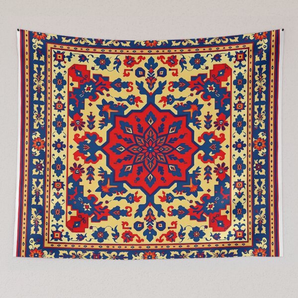 Artikelvorschau, Afghanistan-Teppichdruck aus dem 17. Jahrhundert entworfen und verkauft von svarupa.