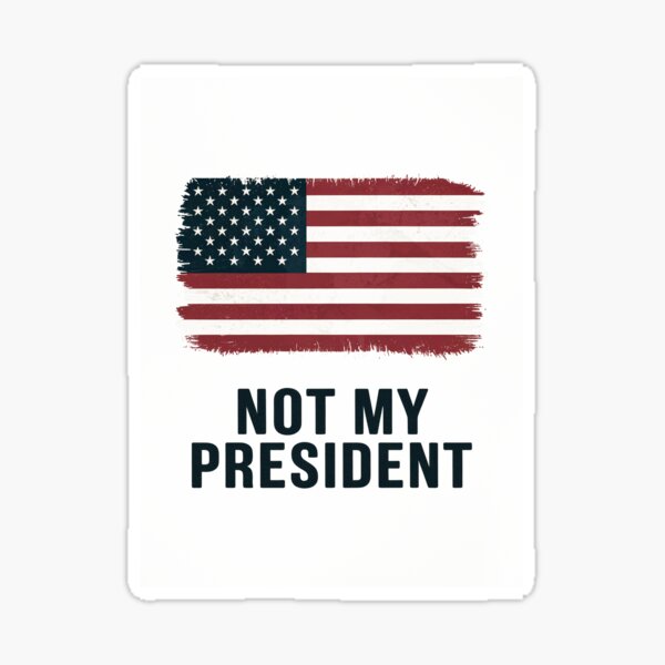 Item preview, not my president / nope not my president designed and sold by Krasnovaovaova.