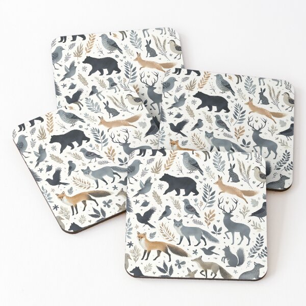Item preview, Forest Fauna Pattern designed and sold by Haji  Kamora.