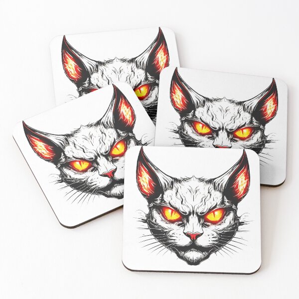 Item preview, Hellish Laser Vision Cat 9 designed and sold by Tom-Johnson.