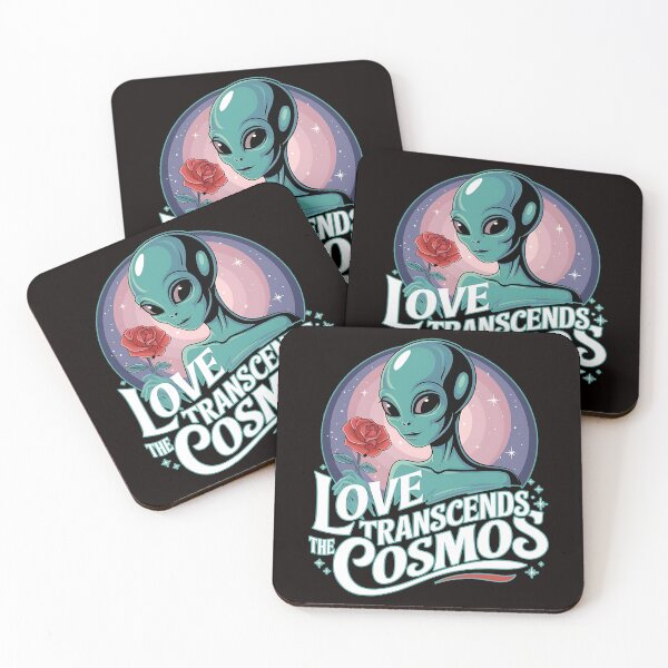 Item preview, Love Transcends the Cosmos - Alien Holding Rose designed and sold by SewRed.