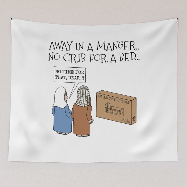 Item preview, Away In A Manger, Christmas Nativity Church Funny designed and sold by doodlerob.
