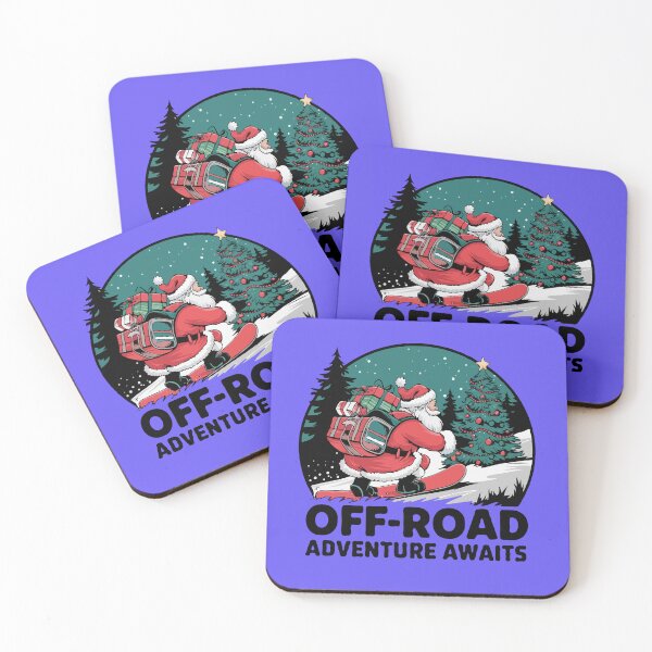 Item preview, Off-Road Adventures Awaits… Santa's Snowbound Delivery Dash! designed and sold by MSMPrintDesign.
