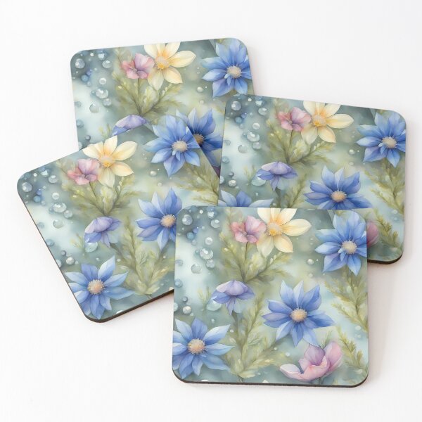 Item preview, Flowers and Water Bubbles designed and sold by CalmnessbyChoice.