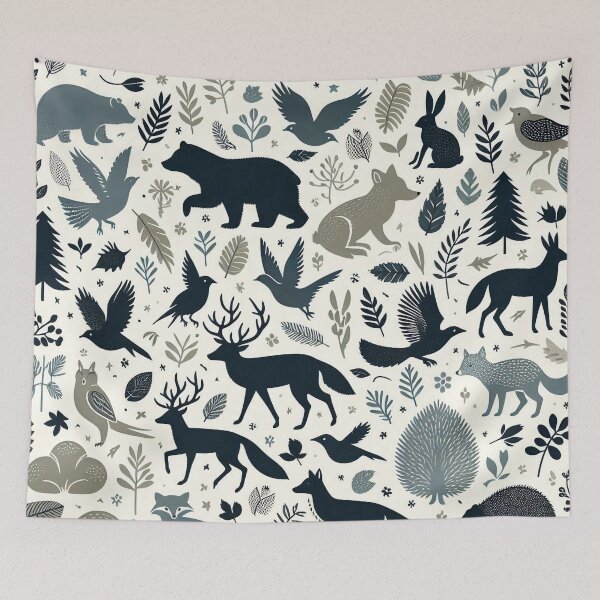 Item preview, Forest Fauna Pattern designed and sold by Haji  Kamora.