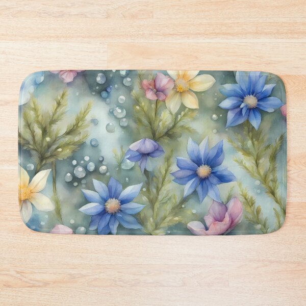 Item preview, Flowers and Water Bubbles designed and sold by CalmnessbyChoice.
