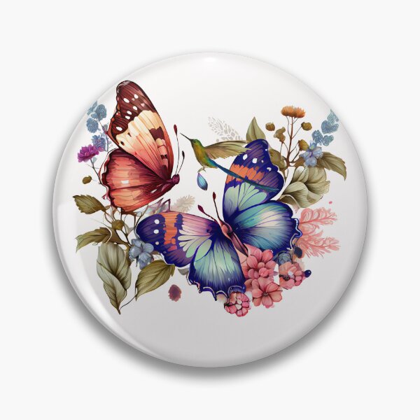 Item preview, Butterflies With Bird designed and sold by AmazingBeth.