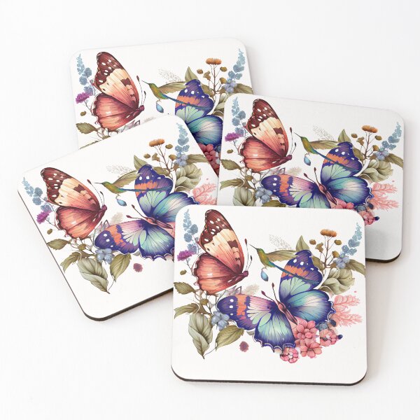 Item preview, Butterflies With Bird designed and sold by AmazingBeth.