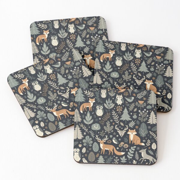 Item preview, Forest Fauna Pattern designed and sold by Haji  Kamora.