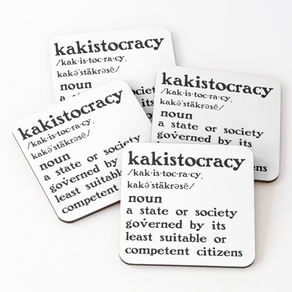 Item preview, The Definition of Kakistocracy designed and sold by Unhinged Heather.