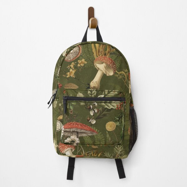 Item preview, Sage Green Mystic Vintage Autumn Mushroom Forest Pattern Nightgarden designed and sold by UtArt.