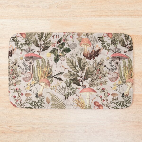 Item preview, Blush Mystic Vintage Autumn Mushroom Forest Pattern Nightgarden designed and sold by UtArt.