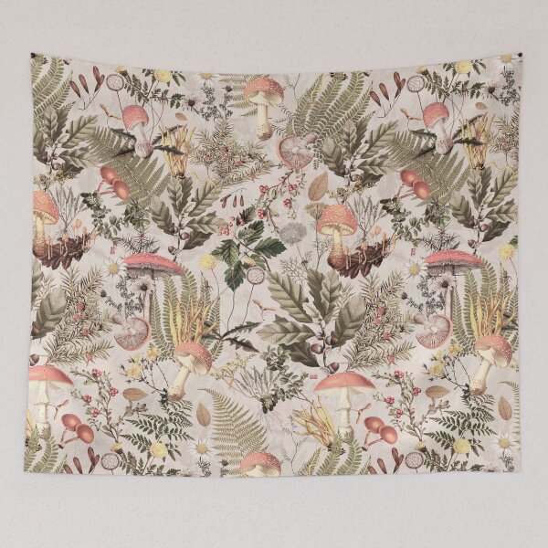 Item preview, Blush Mystic Vintage Autumn Mushroom Forest Pattern Nightgarden designed and sold by UtArt.