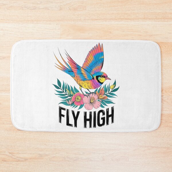Item preview, Multicolored Bird - Fly High - Freedom and Nature designed and sold by ObjCrea123.