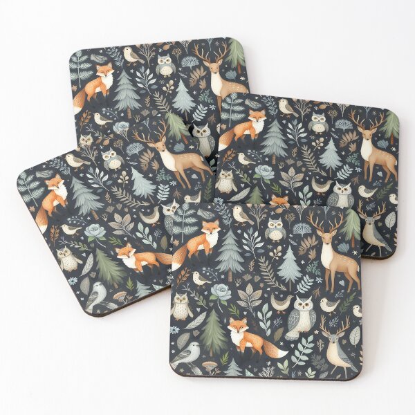 Item preview, Forest Fauna Pattern designed and sold by Haji  Kamora.