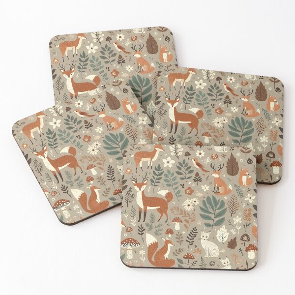 Item preview, Forest Fauna Pattern designed and sold by Haji  Kamora.