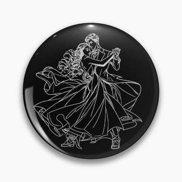 Item preview, Black and White line Couple Dancing designed and sold by OPSakura.